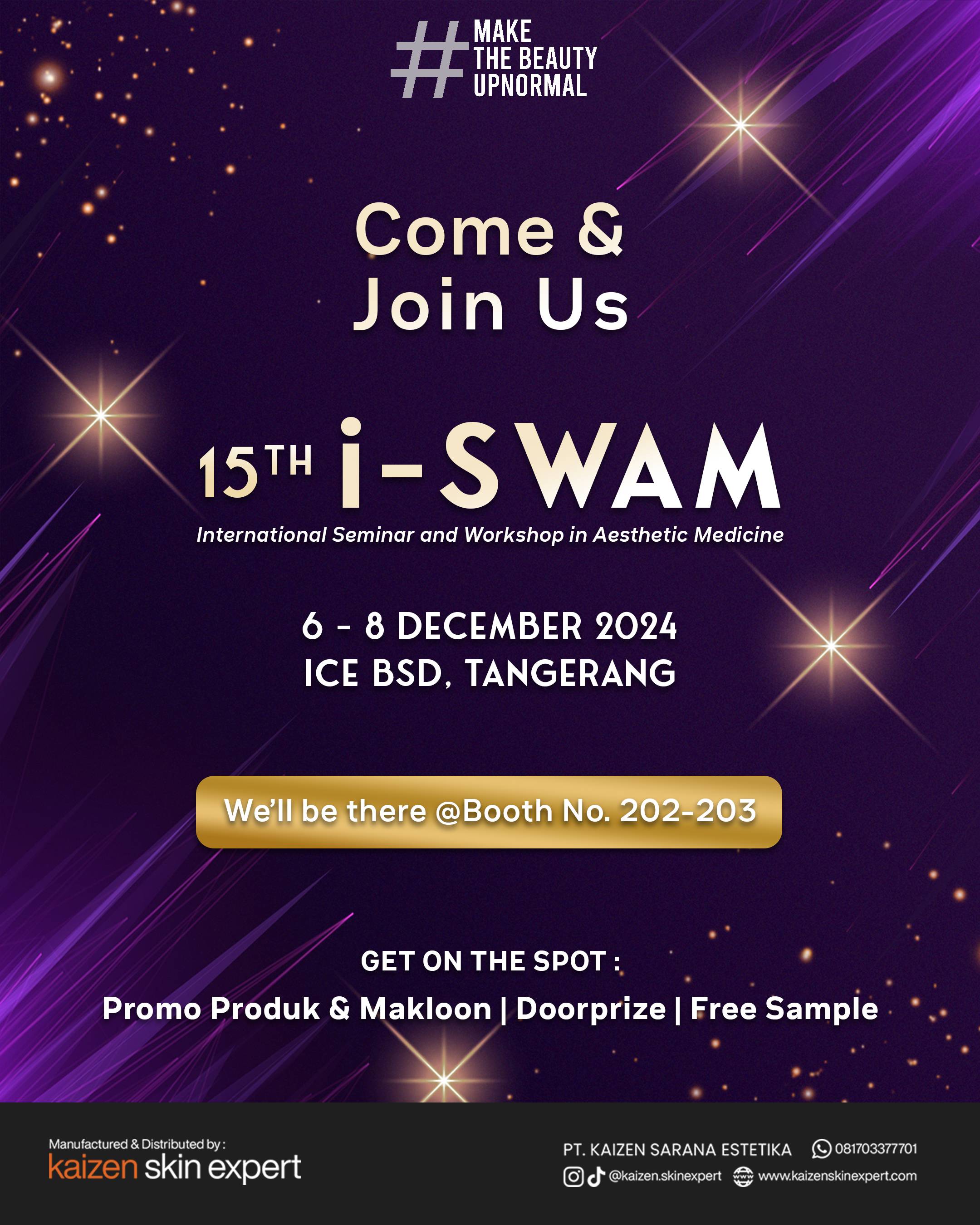 ✨ Come & Join Us at i-SWAM 2024! ✨